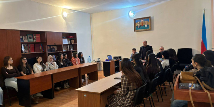 14.04.2026-cı il tarixdə Şuşa Rayon İcra Hakimiyyətinin təşkilatçılığı ilə Şəhərsalma və memarlıq ili çərçivəsində Şuşa şəhərinin ICESCO-nun İrs Siyahısına daxil edilməsi mövzusunda maarifləndirici tədbir keçirilmişdir